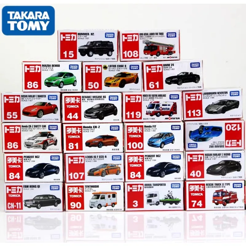 Takara Tomy Tomica Car 1/64 Scale Toys for Boys Subaru Levorg Toyota Voxy Noah Gr Supra Lamborghini Simulated Vehicle Model Gift