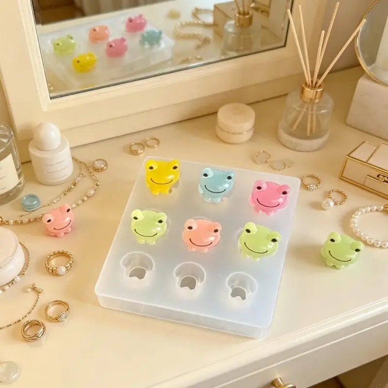  Practical Frogs Figurine Shaped Silicone Molds Great For Making Resin Charms Ornaments And Miniature Scenes
