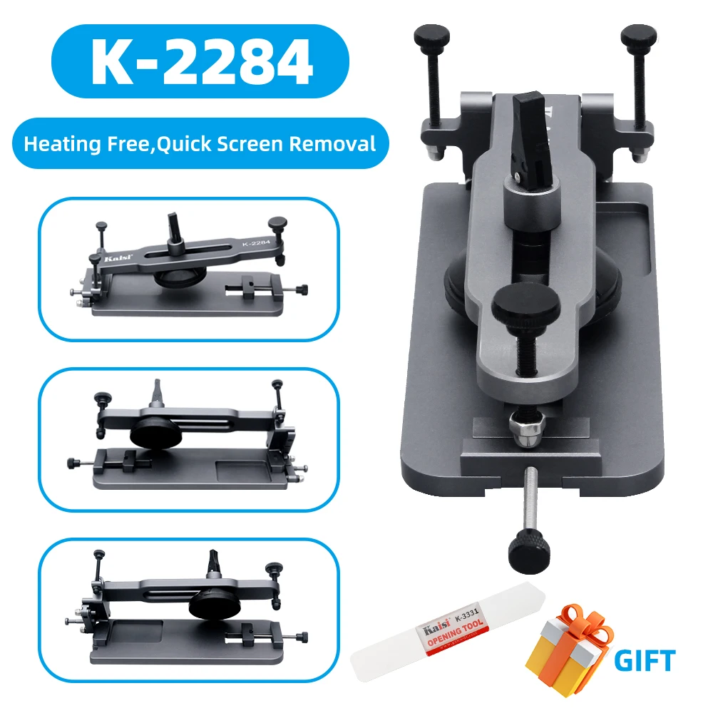 

K-2284 Free-heat Universal Mobile Phone LCD Screen Opener Powerful Adjustable Suction Cup For LCD Screen Spearator Repair Tools