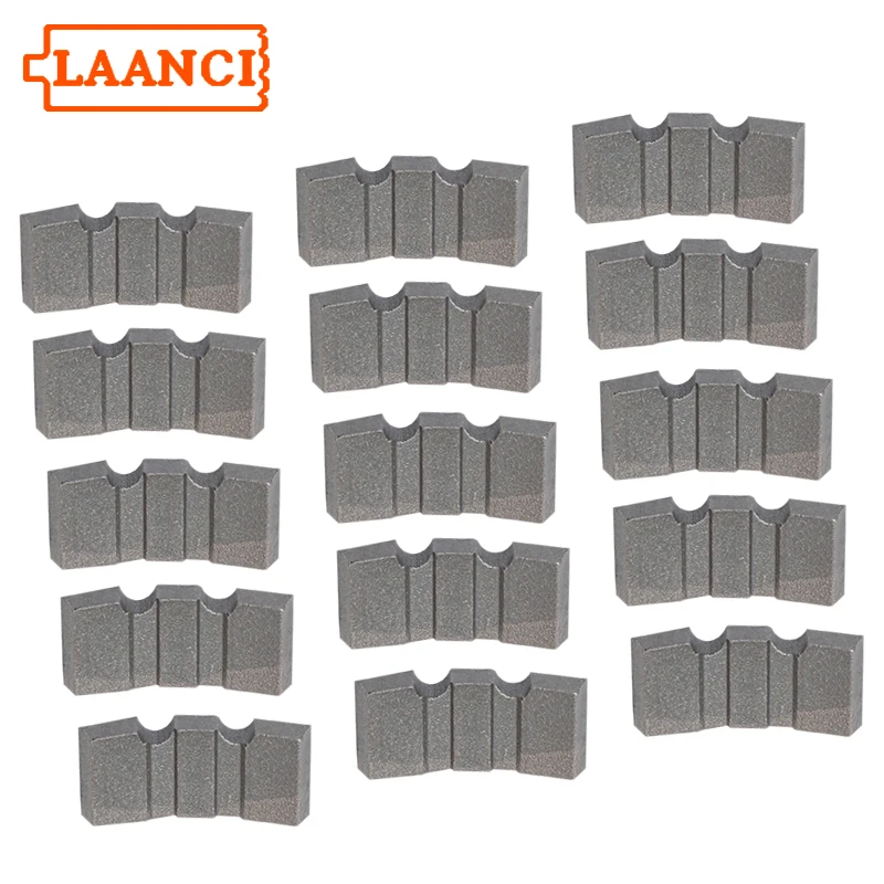 

LAANCI 10Pcs 22x10x4.4mm Wave Teeth Diamond Core Bit Segments Arc Base for 25-500mm Wet Drill Concrete Reinforced Concrete Stone