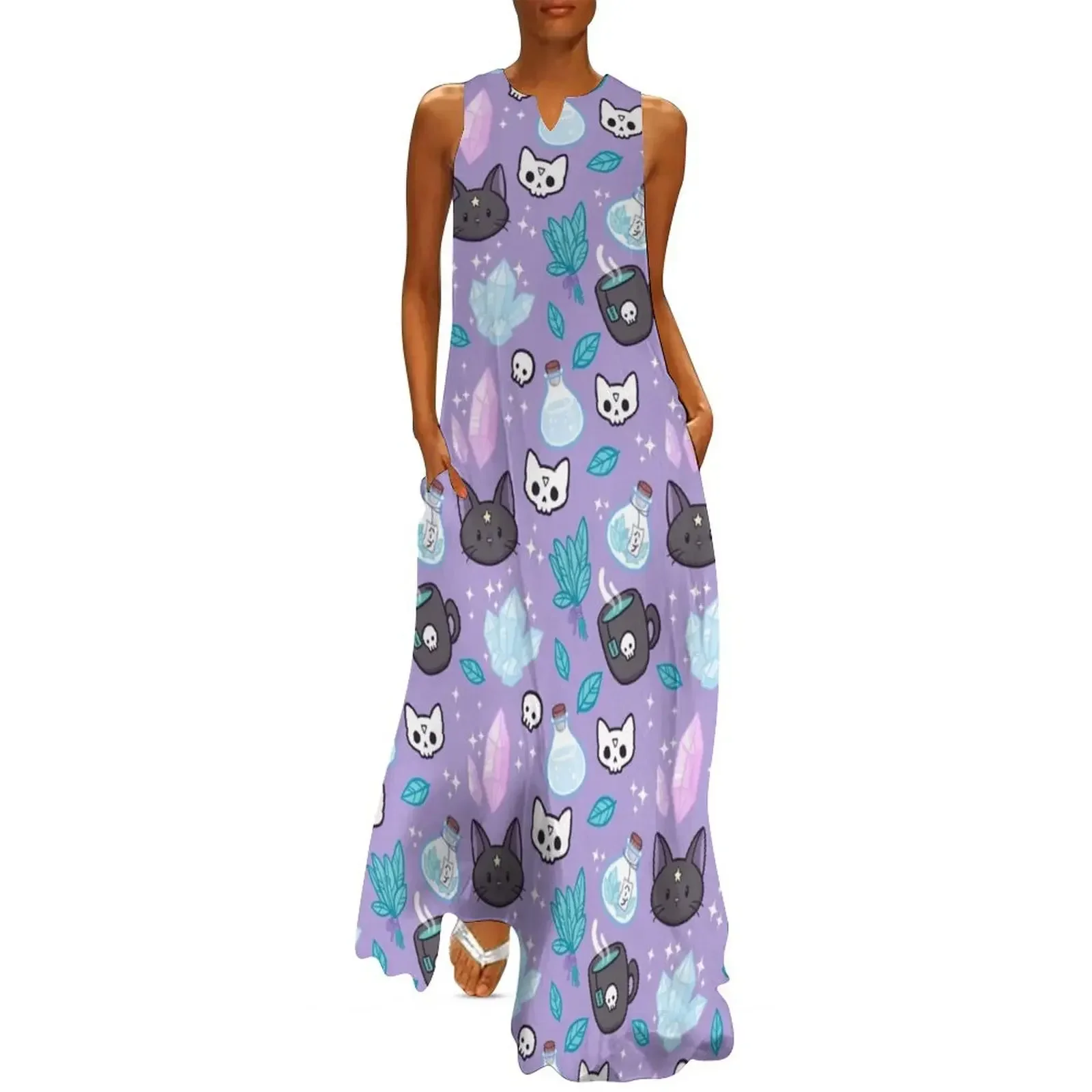 

Herb Witch Nikury Long Dress dress for women summer loose summer dress womans clothing women clothing 2025 new arrivals