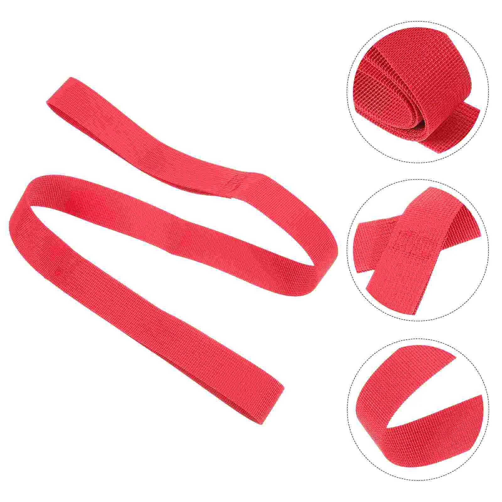 Multifunctional Ski Boot Straps Skate Fixed Shoulder (red - Without Buckle) Skates Fixing Handheld Boots Carrier