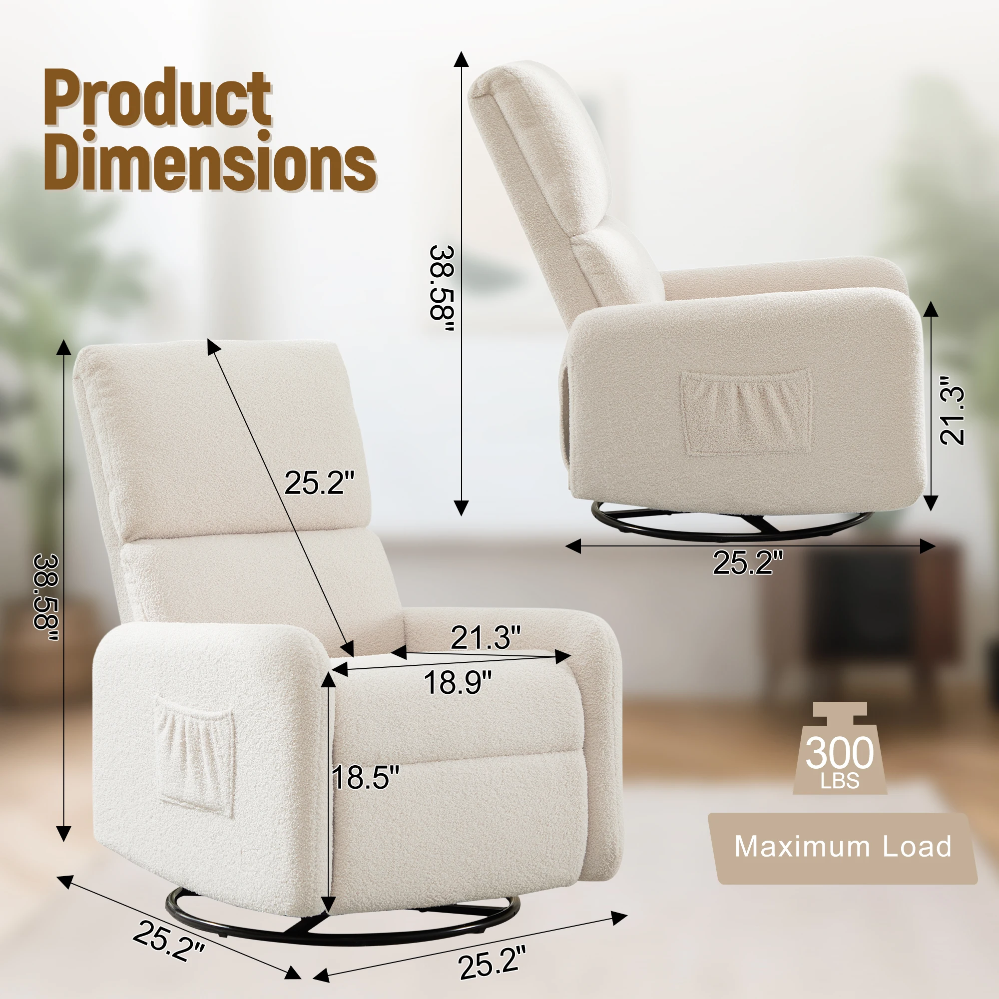 Thumbnail 2 - #31 Best Swivel Lounge Chairs to Buy In 2026