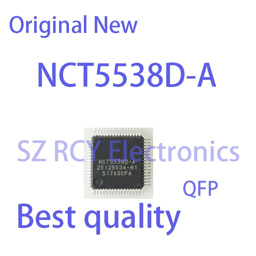 NCT5538D-A QFP IC Chip, eletrônico, novo, 1 Pc