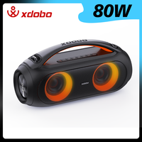 Outdoor Stage Super Bass 80W XDOBO Bluetooth Speaker Wireless Subwoofer 10400mAh Power Bank Function Portable Travel Music Box