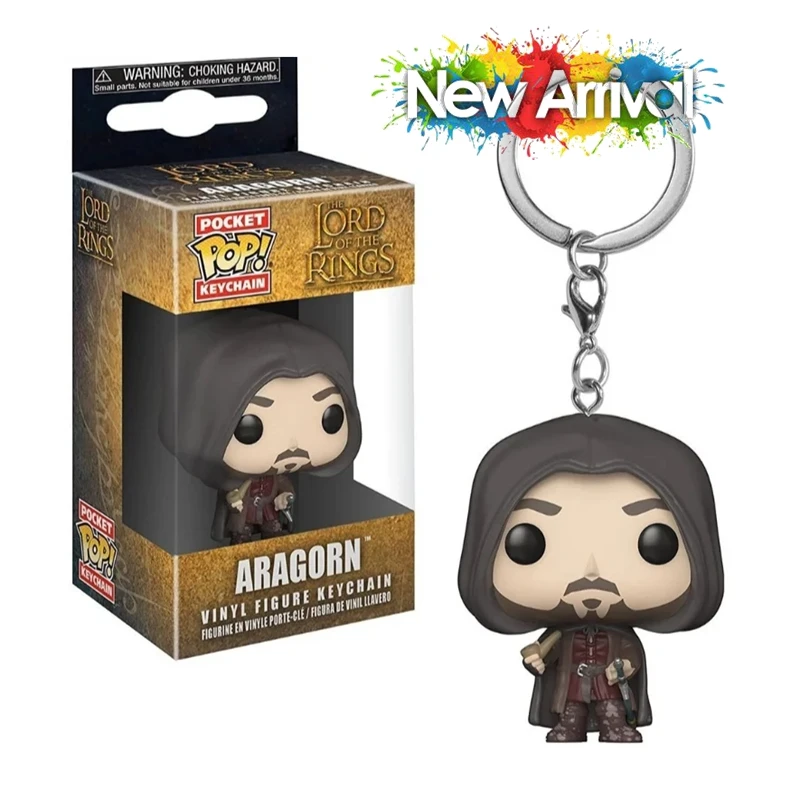FUNKO Новейшее поступление, брелок с розничной коробкой, кольцо «Волорд Арагон», эксклюзивные фигурки, игрушки для детей, подарок