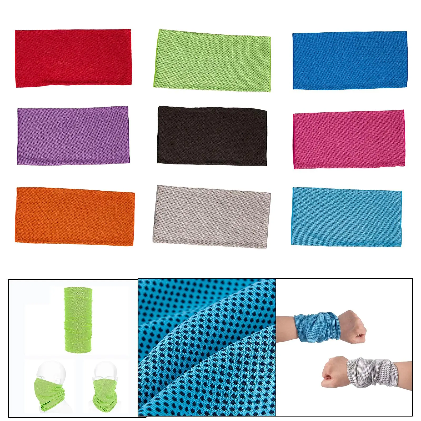 

Cooling Band Volleyball Wrist Wraps Sweat Absorbing Tennis Sports Towel Men