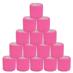 Sports self-adhesive elastoplastic tape, adhesive bandage, pet first aid tape, pink