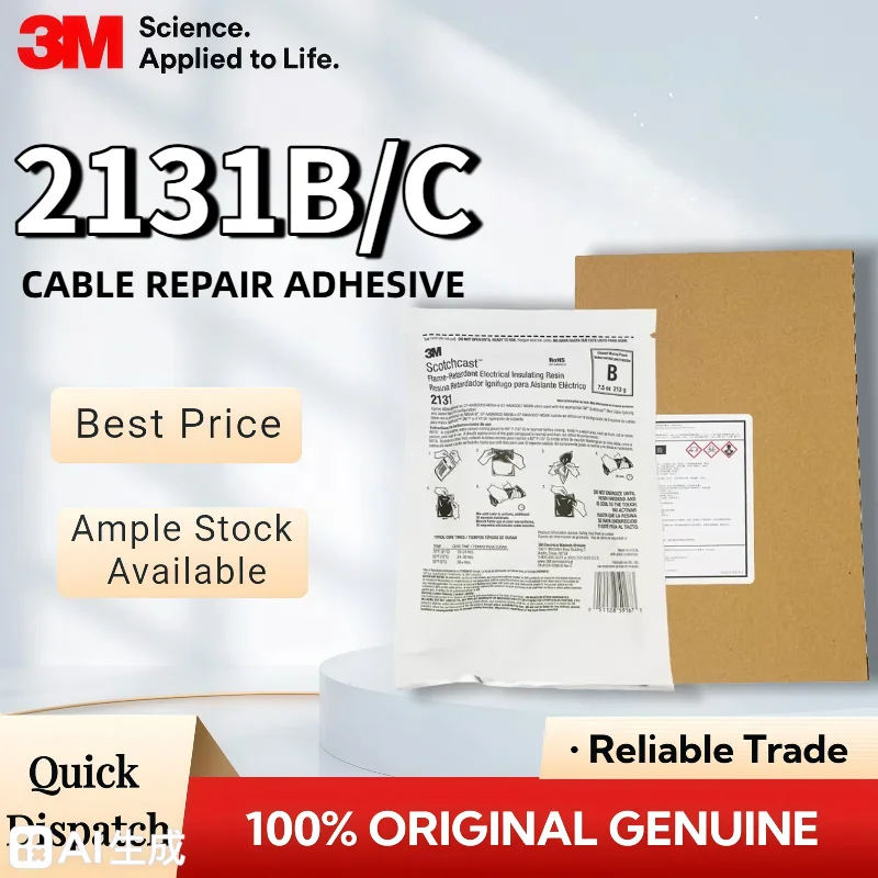 Original 3M 2131B 2131C Scotchcast Electrical Insulating Resin 1kV Cable Jacket Repair Flame Retardant Closed Mixing Pouch