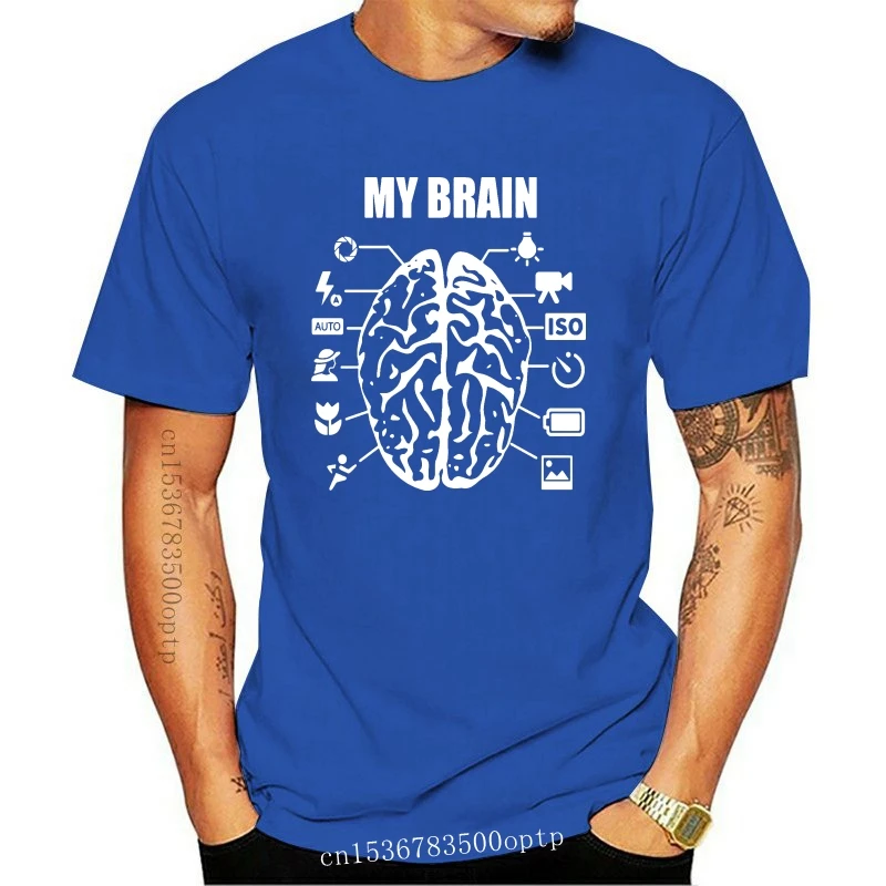 New Men tshirt  Photographer T Shirt - Photographer Brain(1) cool cool Printed T-Shirt tees top