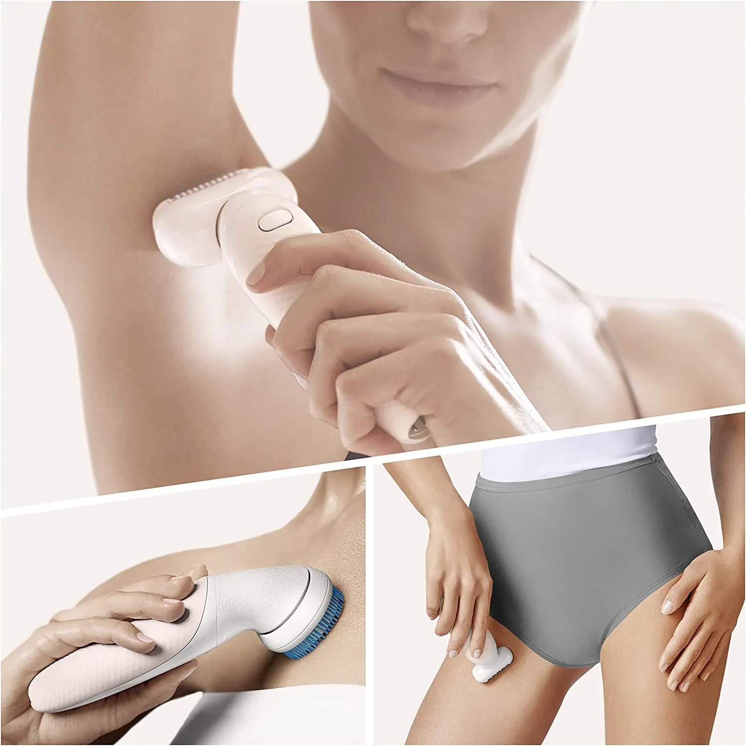 Braun Silk-epil 9 Flex 9010, Wireless, Wet-Dry, 3in 1 Combination of Epilator/Hair Removal in the Whole body use, Micro Grip