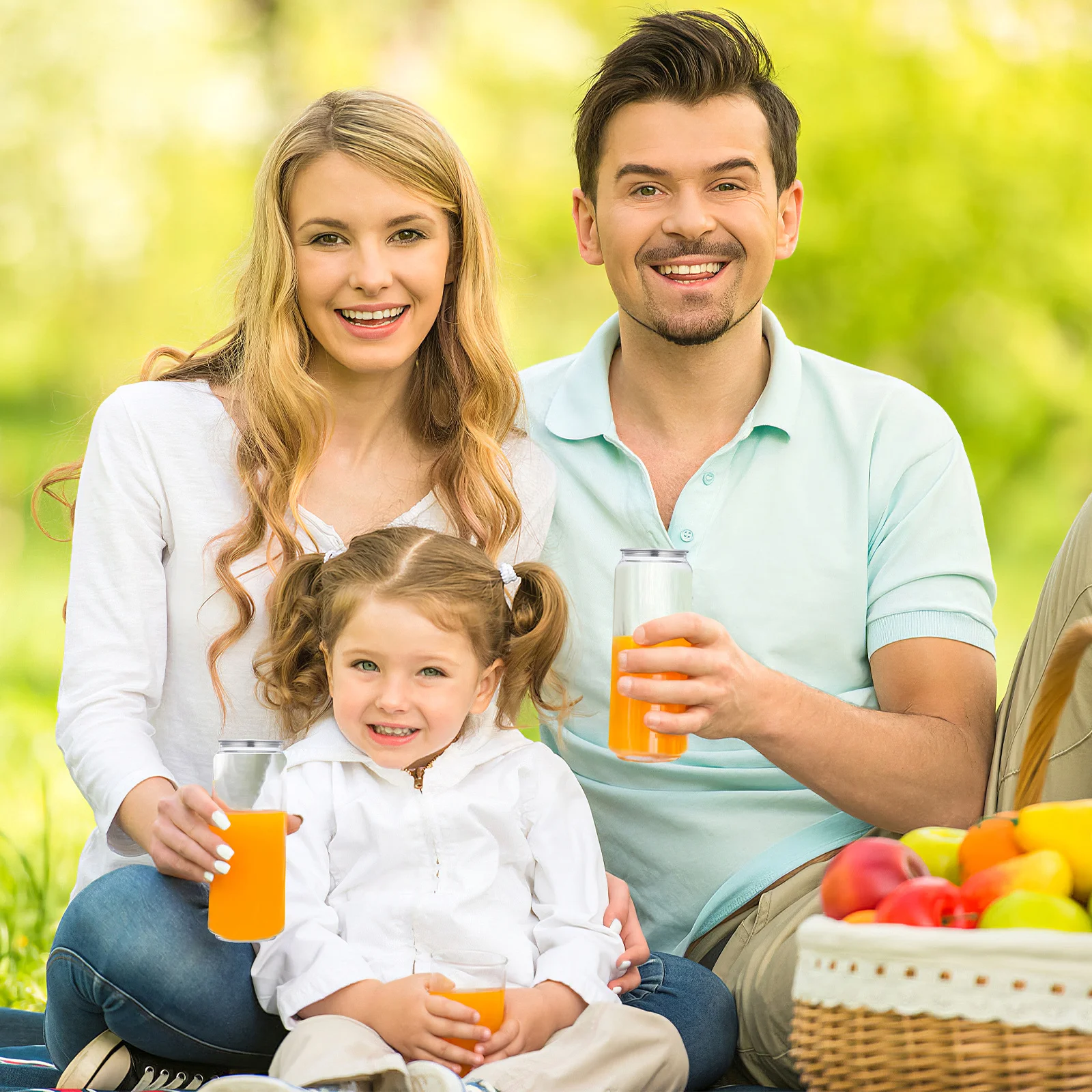 

10Pcs Crystal Clear Pet Milk Tea Bottles Food Grade Plastic Storage Bottles Easy Grip Pull Lid Juice Coffee Containers