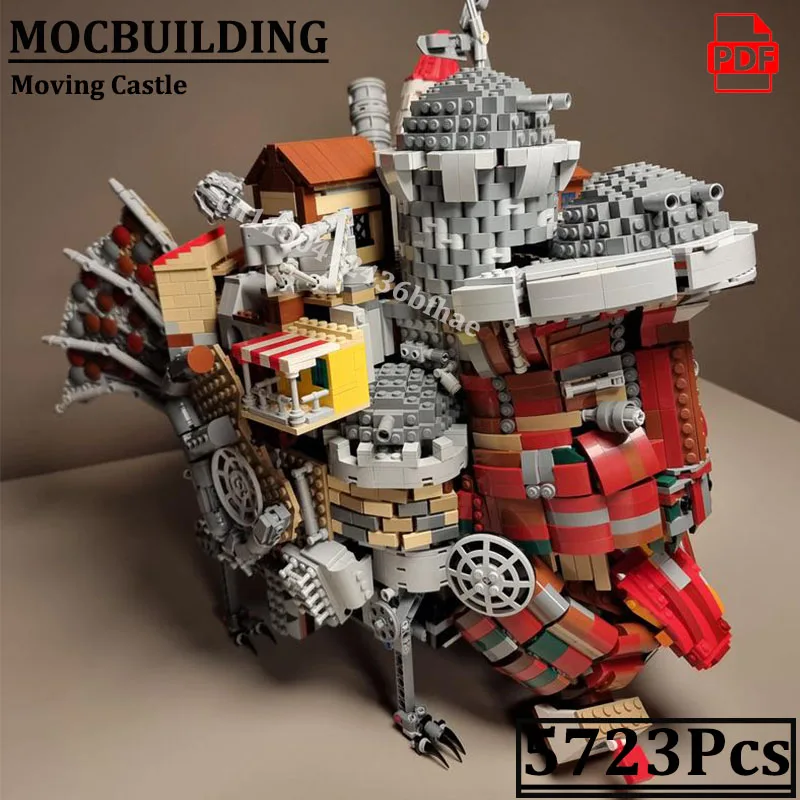 

Moving Castles Bricks Model MOCBUILDING Medieval Buildings Blocks Anime Construction Technology Toys Gift