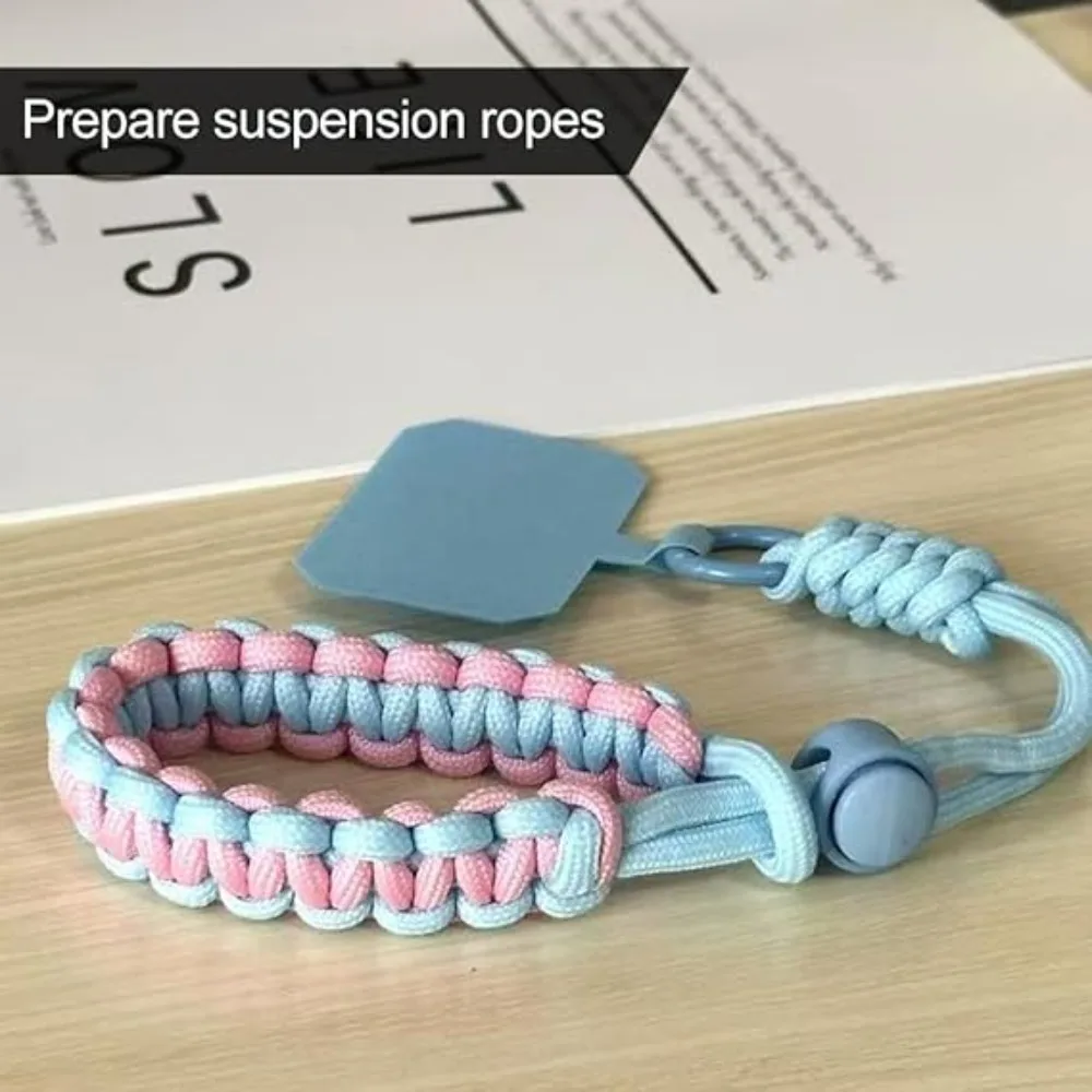 

For Cell Phone Case Cute Twist Rope Phone Lanyard - Fashionable Anti-Loss Pendant, Durable & Stylish Short Strap