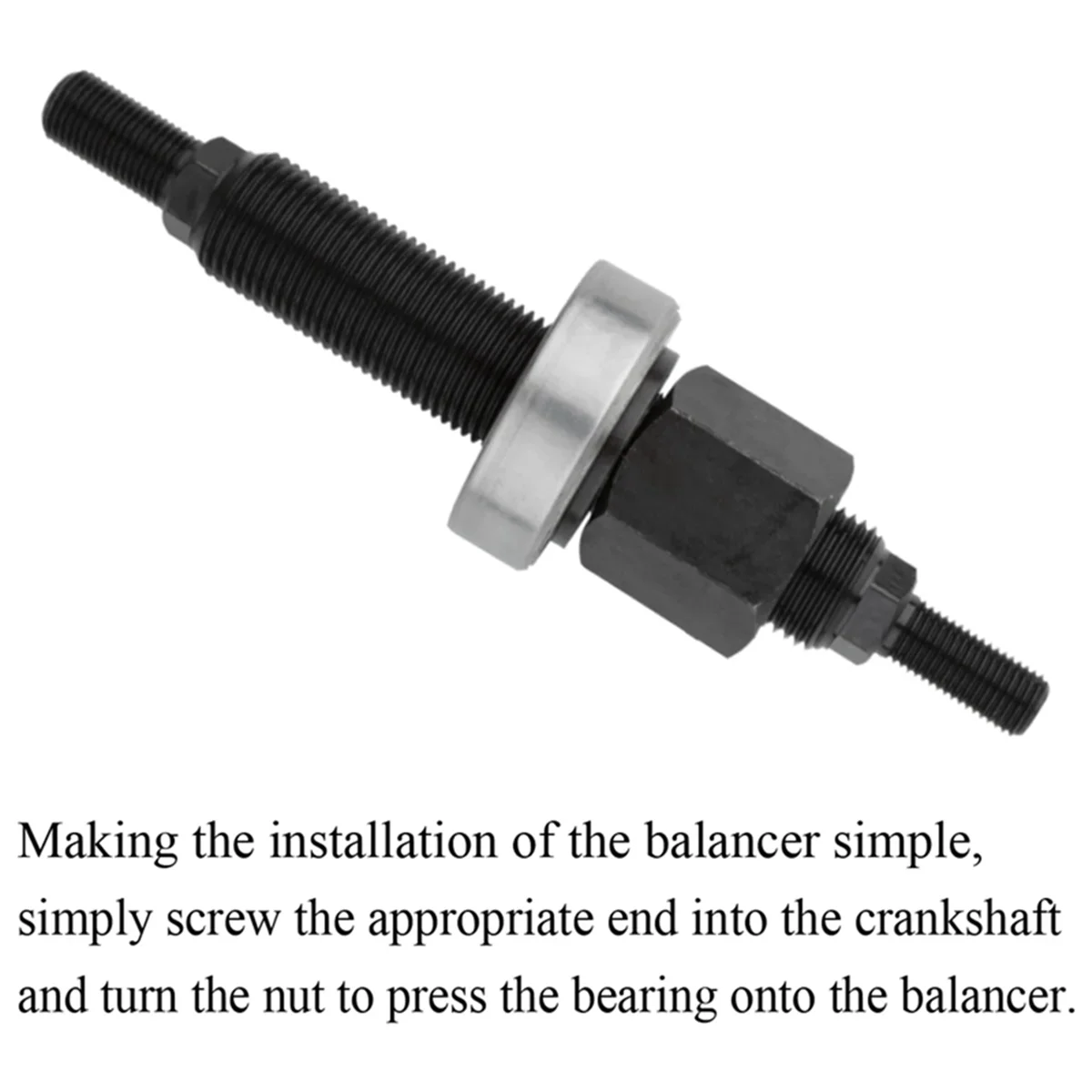 Harmonic Balancer Installation Tool 5/8In 7/16-16 for Chevy SBC BBC Engine 66515 Installer Installation Tool Replacement