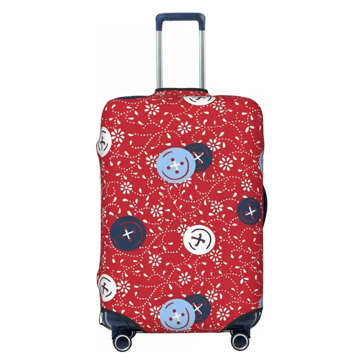 Bouton Bliss housse de valise de noël vol croisière voyage amusant étui de Protection
