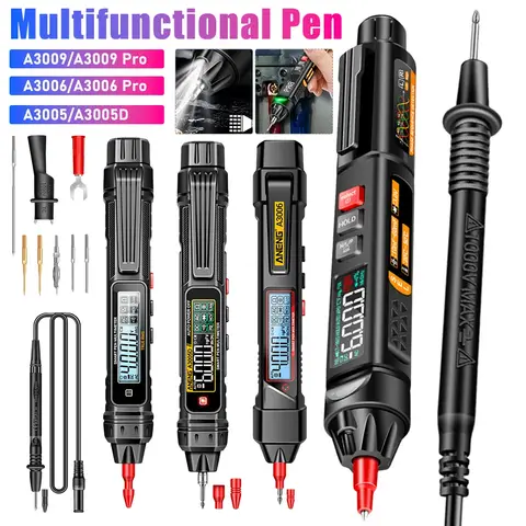 ANENG A3006 Digital Multimeter Pen Type 4000 Counts Professional Meter Non-Contact Auto AC/DC Voltage Ohm Diode Tester For Tool
