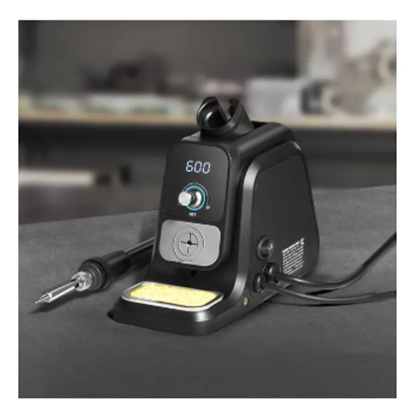 Soldering Iron Station 80W LED Display Soldering Station Kit with Helping Hands