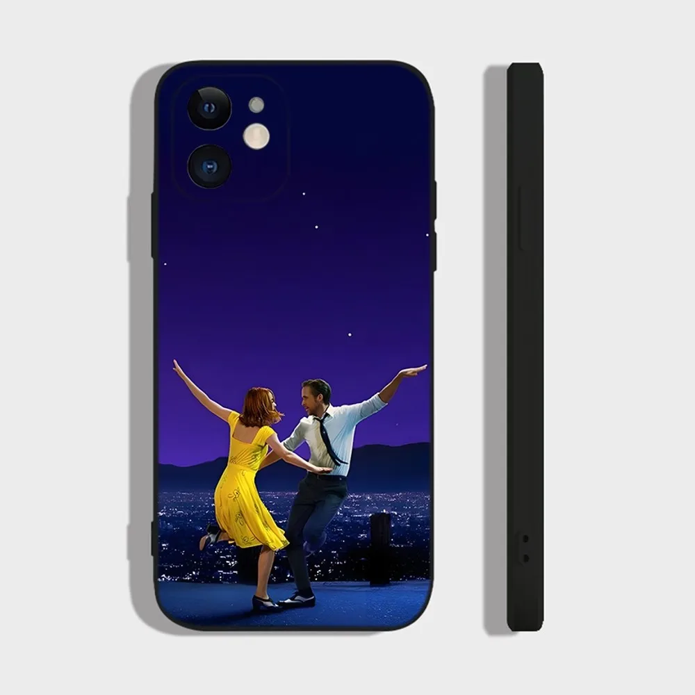 L-LaLaLand Movie Phone Case For iPhone 16,15,14,13,12,11 Plus,Pro,Max,XR,XS,X,7,8 Plus,SE,Mini Silicone Soft