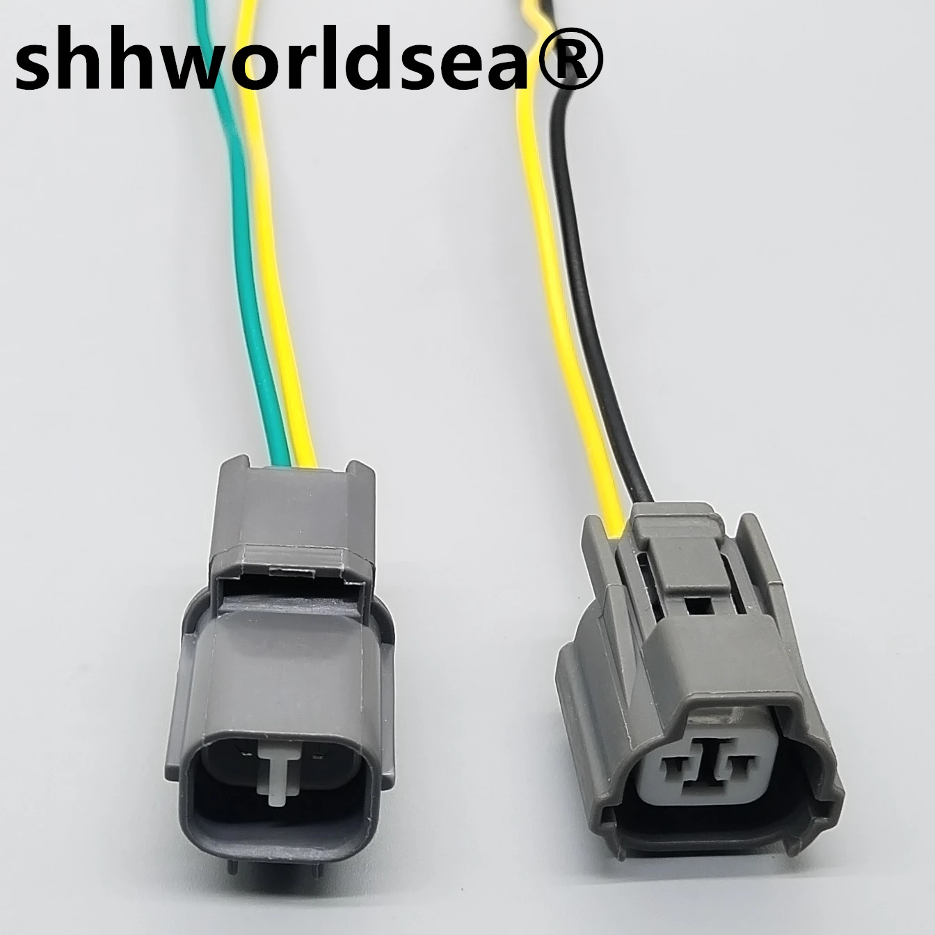

Shhworldsea 2-контактный 2,0 мм электрический разъем «мама-папа» 6181-0070 6189-0129 для Honda противотуманные фары, рожковая розетка