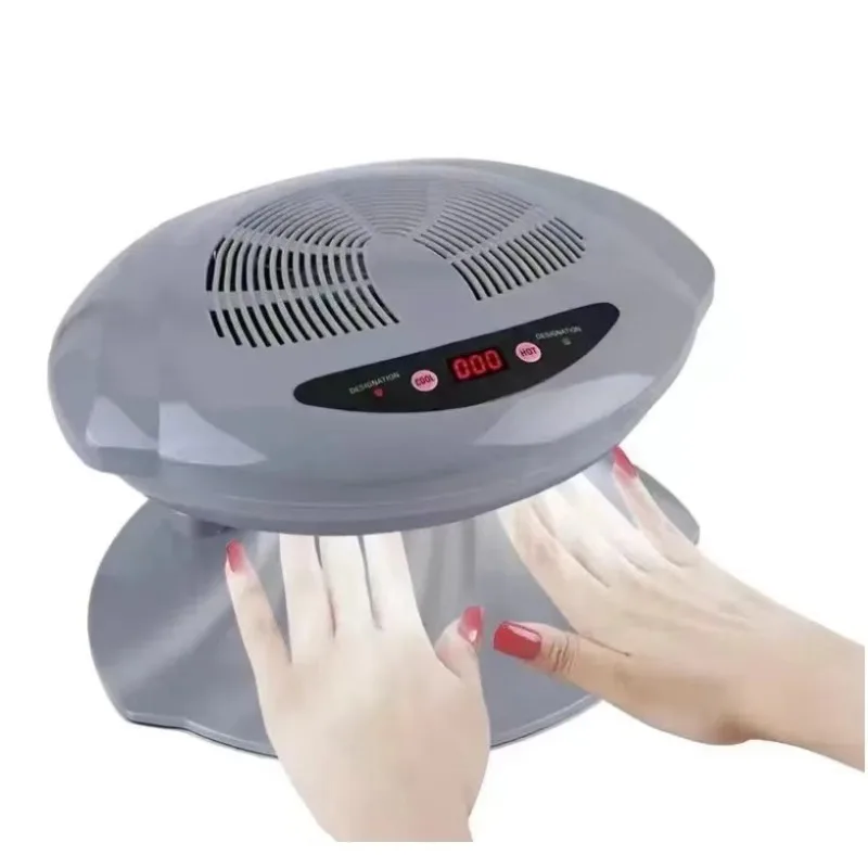 

Мощная сушилка для ногтей 400 Вт с горячим и холодным воздухом, вентилятор для сушки гель-лака, маникюрный пылесос с умным датчиком
