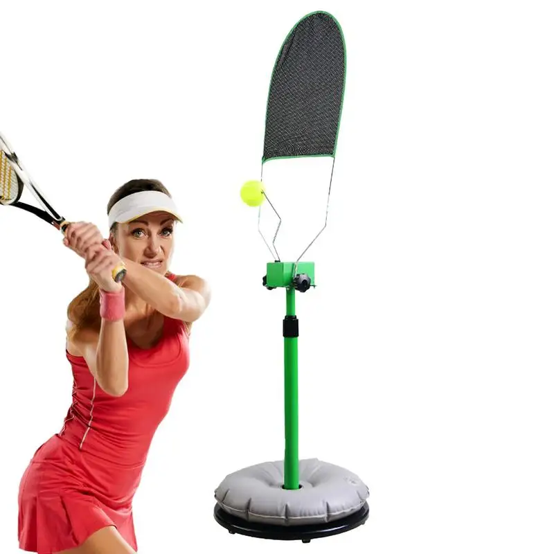 Tennis Topspin Trainer Portable Tennis Solo Trainer Single Swing Topspin Practice Devices Training Equipment Tennis Gadgets For