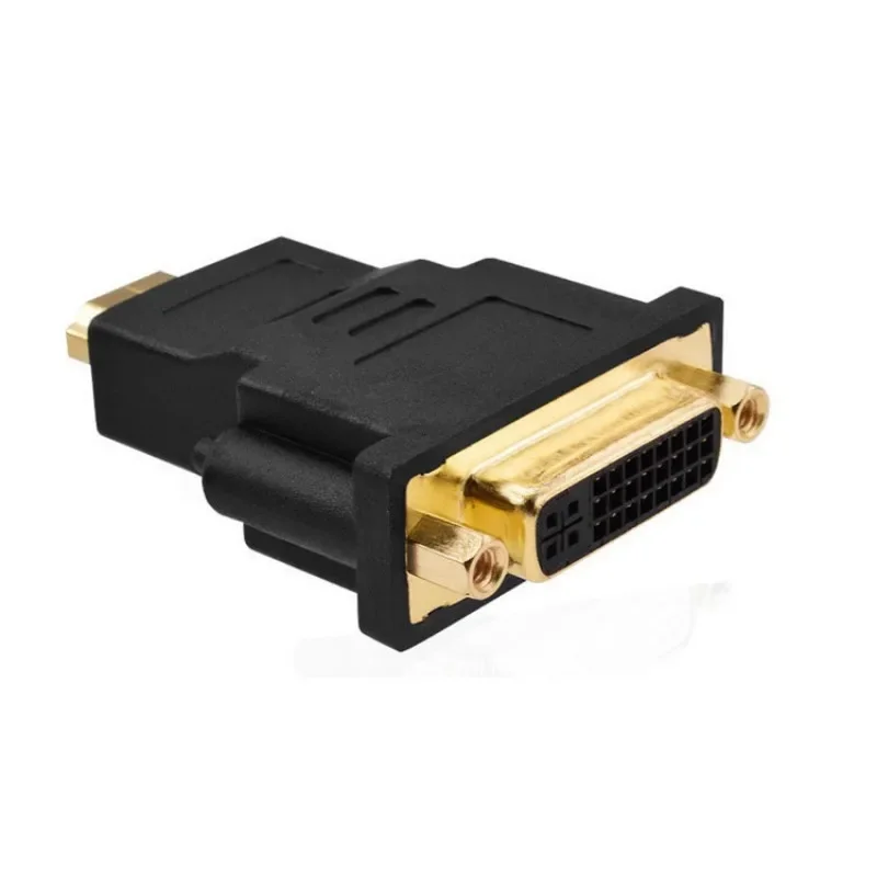 1080P DVI to HDMI-Compatible Converter 24+5 Female to Male Adapter DVI Connector Splitter Converter Wire Cord for HDTV PC