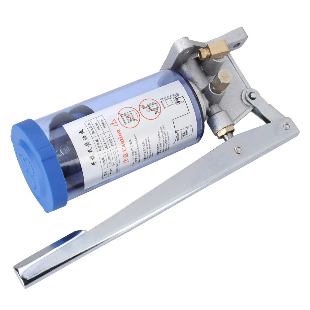 LSG-05 Manual Lubricating Pump Hand Operated Grease Lubricator 6mm Outlet/500CC