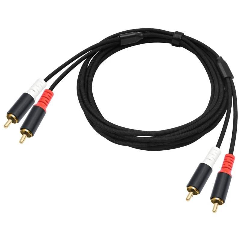 2RCA Male to 2RCA Male Stereo Sound Cable for Home Theater HDTV Gaming Console 83CF