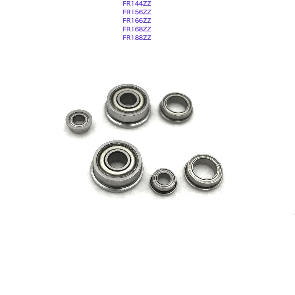 30 pc/lote fr144zz fr156zz fr166zz fr168zz fr188zz metal de alta precisão em miniatura flange profundo sulco rolamento de esferas peças da impressora 3d