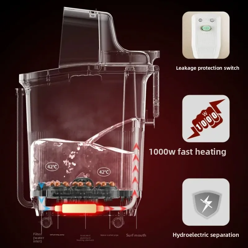 Sterilization Electric Bath Automatic Heating Constant-temperature Steam Foot Bath Bucket, Health Foot Massage Footbath Machine