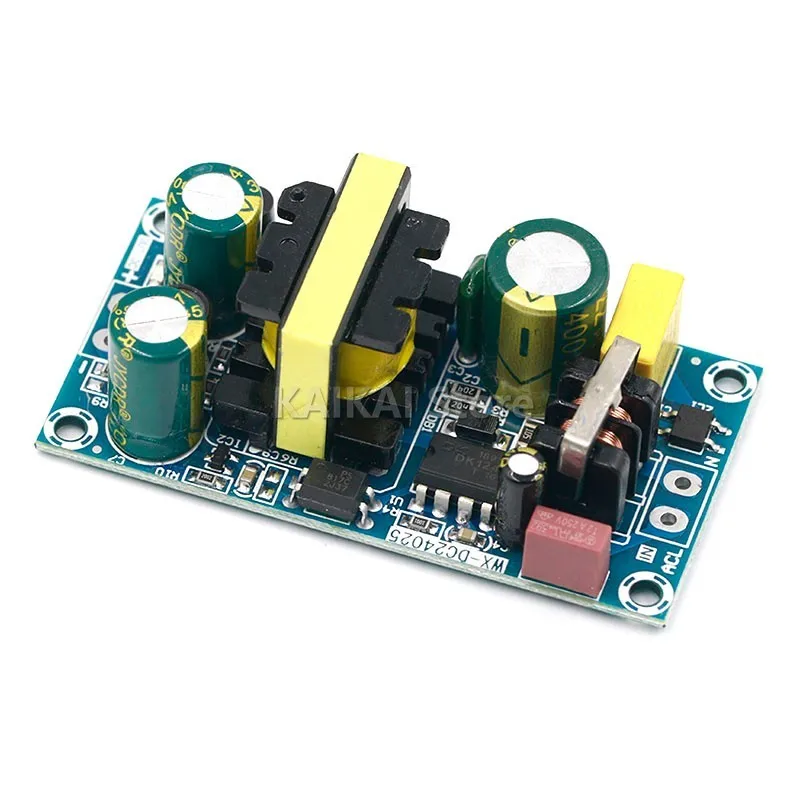 AC-DC 12V2A 24W Switching Power Supply Module Bare Circuit 100-265V to 12V 2A Board for Replace/Repair 24V1A