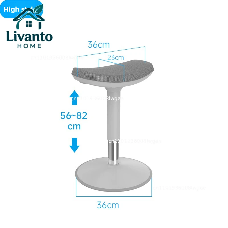 

Saddle Chair 360° Swivel, Ergonomic Horse Riding Stool, Height-Adjustable Bar Stool, Anti-Fatigue Standing Desk Chair‌