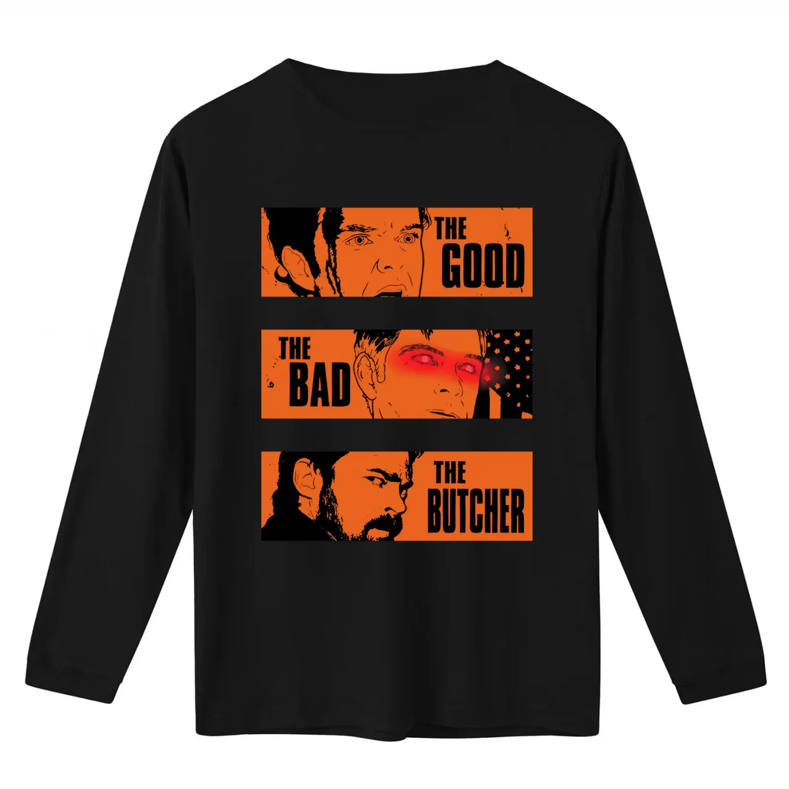 The Boys The Good The Bad Butcher Essential T-Shirt Summer Casual Cotton Tee Oversized Streetwear Tops Unisex Men Women