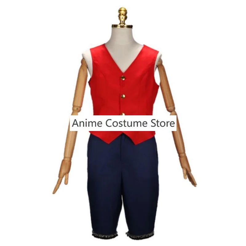 Disfraz de Cosplay de película de acción en vivo, mono D Luffy Roronoa Zoro Nami STAMPEDE, peluca, traje de regimiento de piratas de Halloween, 2023