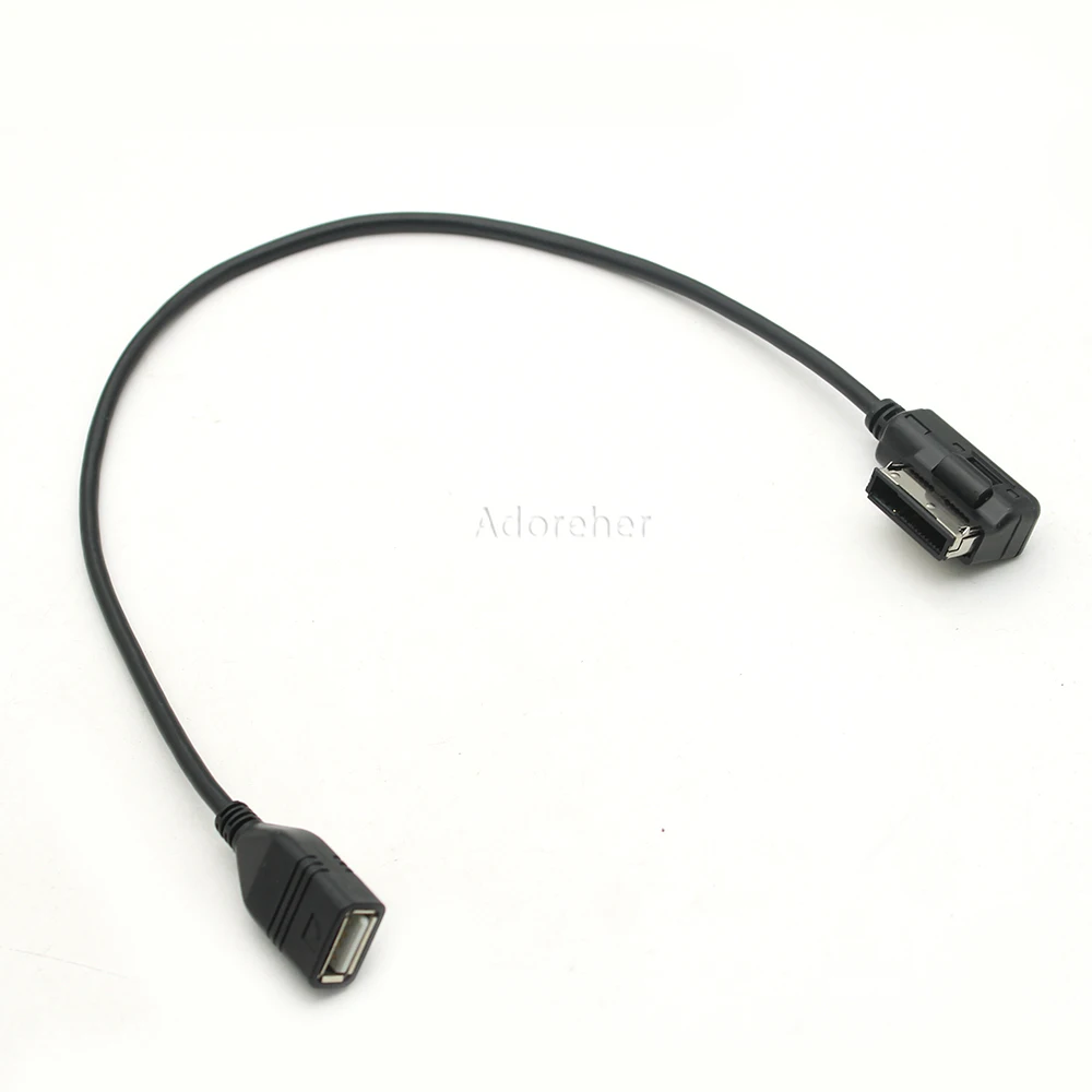

1 Pc AUX Cable Music MDI MMI AMI To USB Female Interface Audio AUX Adapter Data Wire for VW MK5 for AUDI A3 A4 A4L A5 A6 A8 Q5