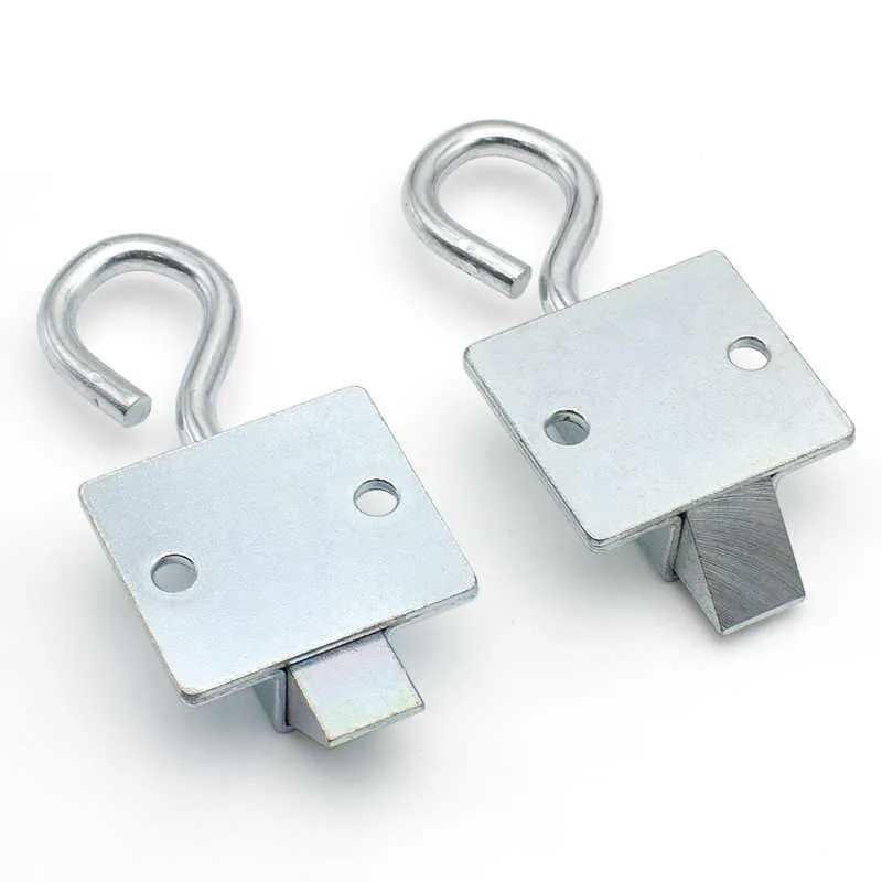 Afbeelding 6: 1PCS DK634 Pull Ring Klink Industriële Kastdeur Lente Klink Ijzeren Schakelaar Kast Gesp Push-pull Impact deurslot