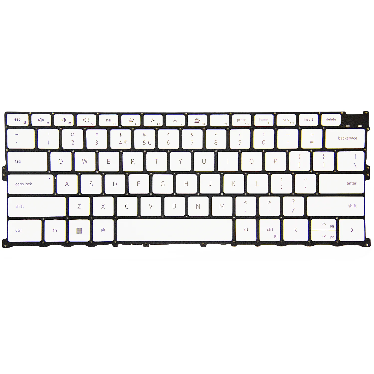 100%New Original US For DELL XPS13 9300 9301 9310 2020 P117G Laptop Keyboard