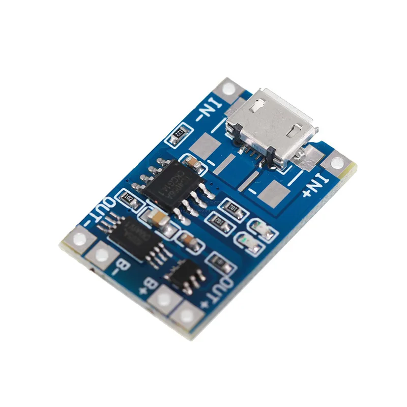 DIY Lithium-Batterie-Ladegerät-Modul Typ C Micro USB 5 V 1 A 18650 TP4056 Batterie-Ladeplatine mit Schutz Zwei-in-Eins – Detail 2