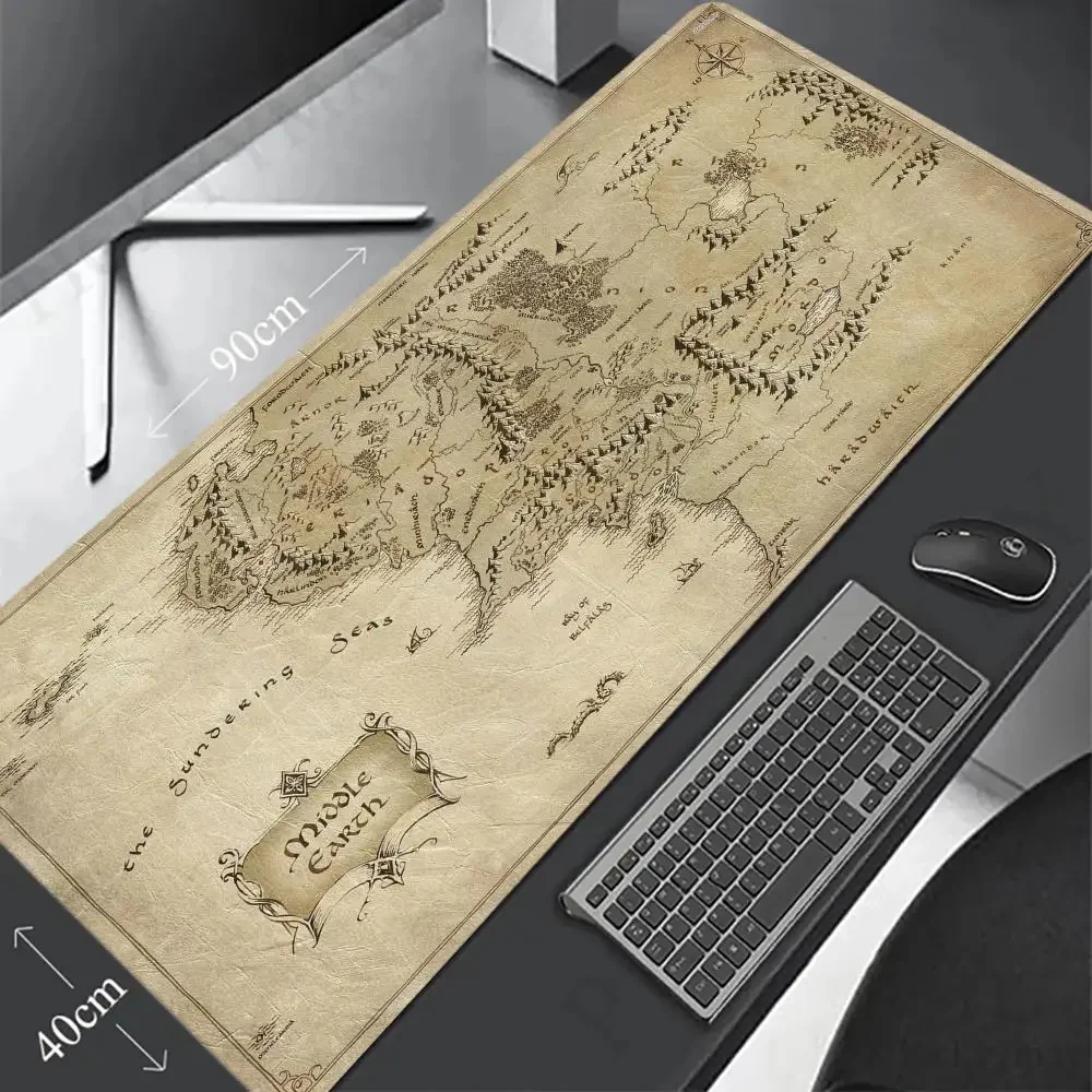 Gaming Mouse Pad 900×400 Mousepad Gamer L-Lord Of The Ring Xxl Mouse Mat Offices Accessories Keyboard Long Pad Computer Desk Mat