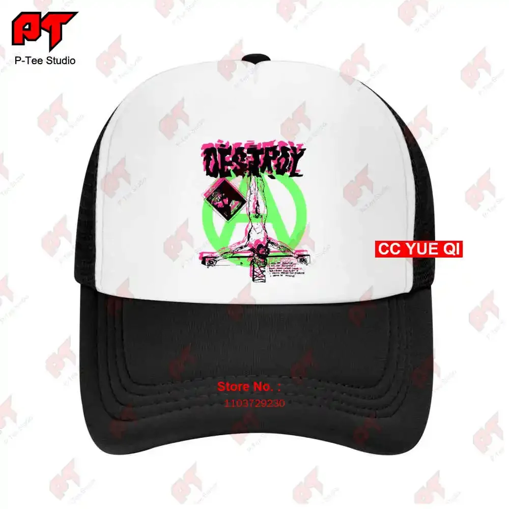 Destroy Seditionaries Jesus By Addicted To Chaos Baseball Caps Truck Cap SU9S