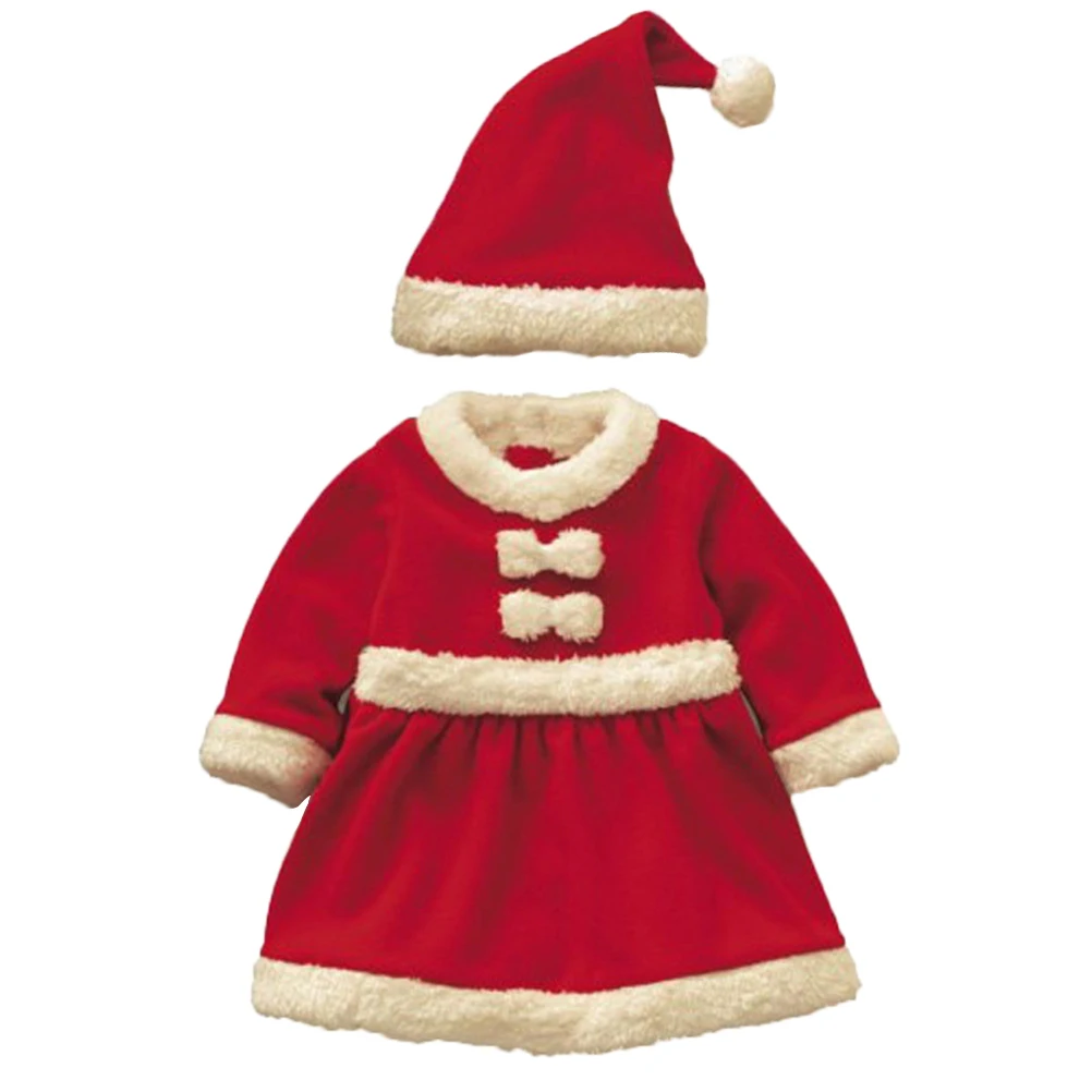 

European and American Santa Costume Girl Child Christmas Clothing Stage Performing Clothes