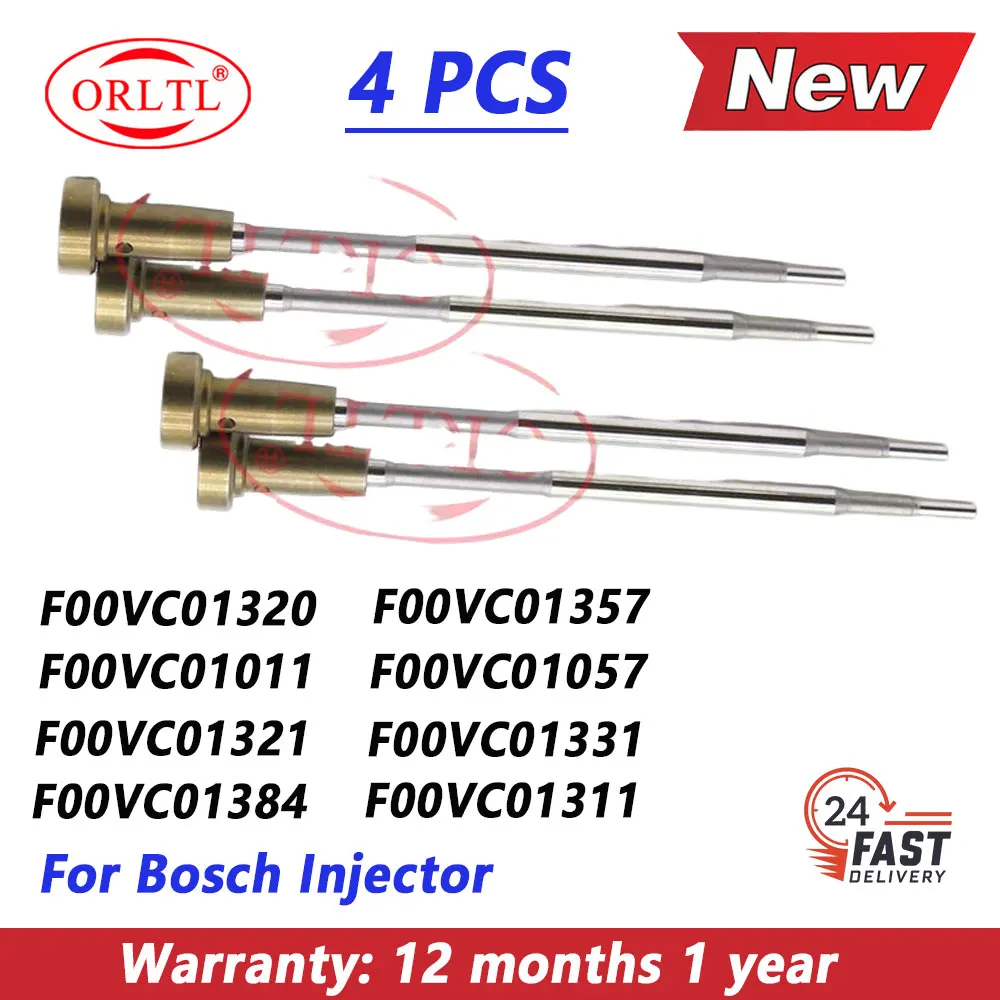 4PCS F00VC01357 F00VC01057 F00VC01331 F00VC01311 F00VC01320 F00VC01011 F00VC01321 F00VC01384 New Injector Valve For BOSCH