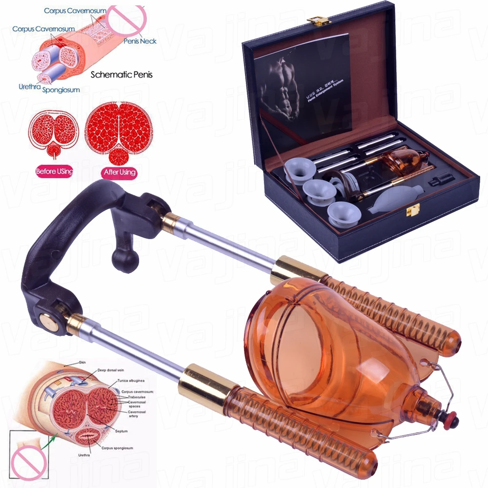 Male Penis Enlargement Vacuum Pump Extender Penis Enlarger Penes Sizedoctor Stretcher System Kit Male Sex Toy For Men