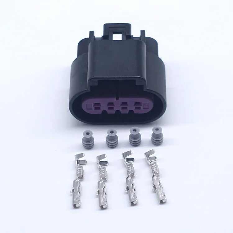 CNKF 5 Set AMP Denso 4 Pin way maschio femmina adattatore auto Impermeabile Filo Elettrico sensore Connettore Spina