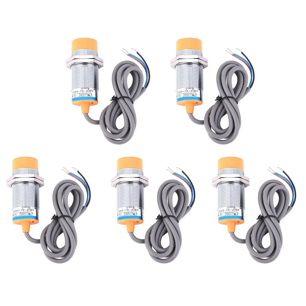 5 Pcs Proximity Switch JYIO LJ30A3-15 z BY 6-36VDC 3Wire PNP NO Inductive Approach Switch