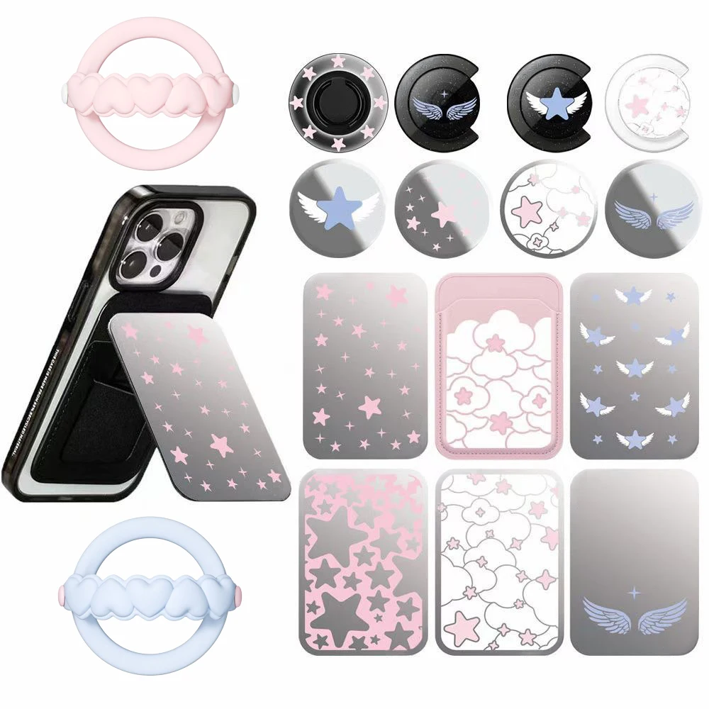6071458 Magnetic Phone Folding Stand Grip for IPhone Holder Mount Support for Galaxy S