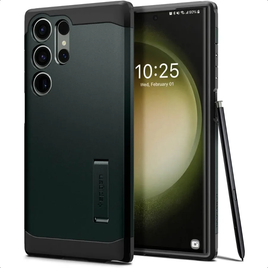 Custodia Tough Armor per Galaxy S23 Ultra Abyss Verde
