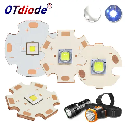 Original Luminus sst40 SST-40 SFT40 SFT-40-W LED 10W 20W 3V 3A/8A Laser Light SMD 5050 Plane Chip Cold White 6500K Bead Torch