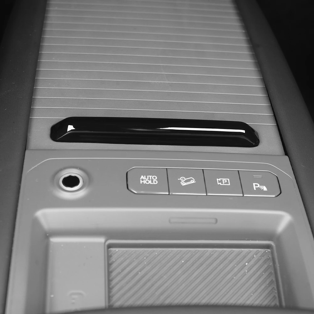 For Kia EV9 2023-2025 LHD/RHD ABS Console Central Decoration Trim Stripes Cover Interior Mouldings Style Auto Accessories